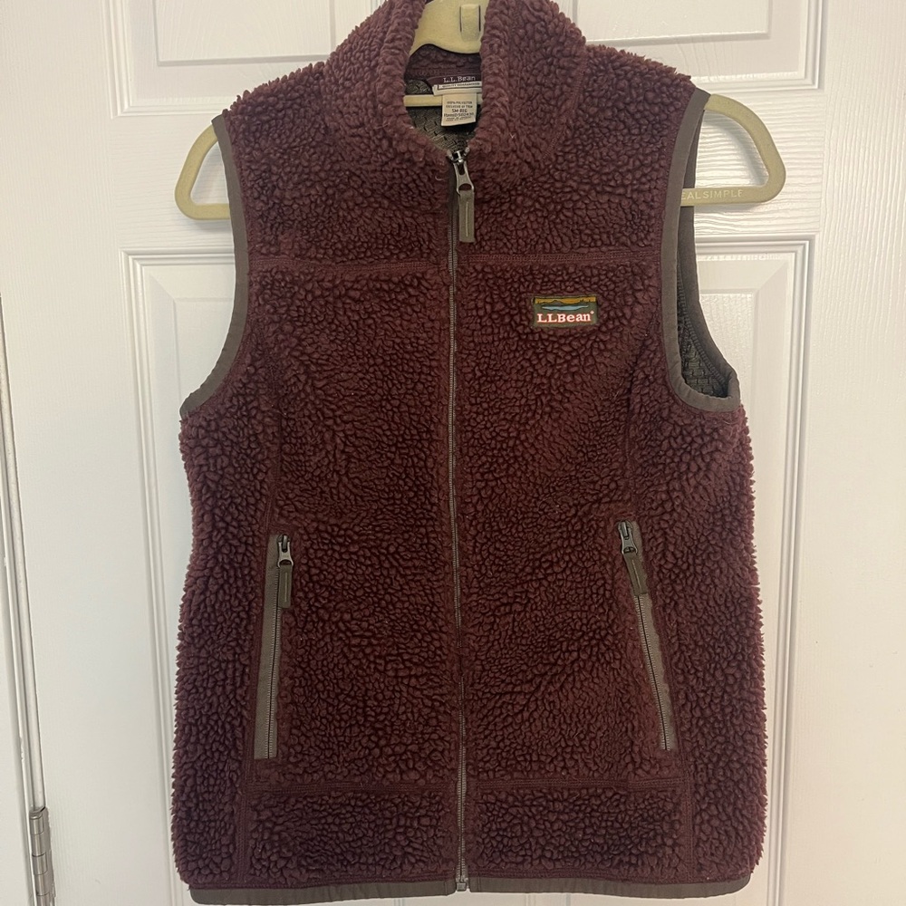 L.L. Bean Mountain Pile Fleece Vest - Size Small